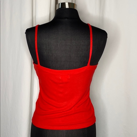 Project Social T Red Ribbed Cami Tank Top - Picture 3 of 6